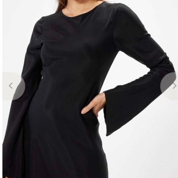Sophie Rue Elegant Black Long Sleeve Dress - Picture 4 of 4